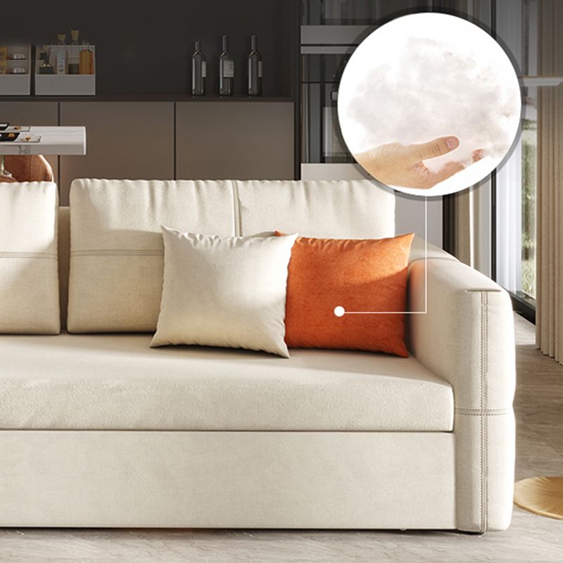 31" Wide Scandinavian Sleeper Sofa Futon Fabric Sleeper Sofa