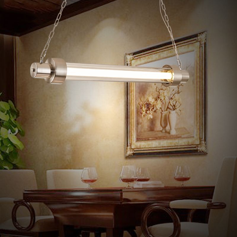 Luci a sospensione di pendente lineare Luci dell'isola Cenda contemporanea per l'isola della cucina