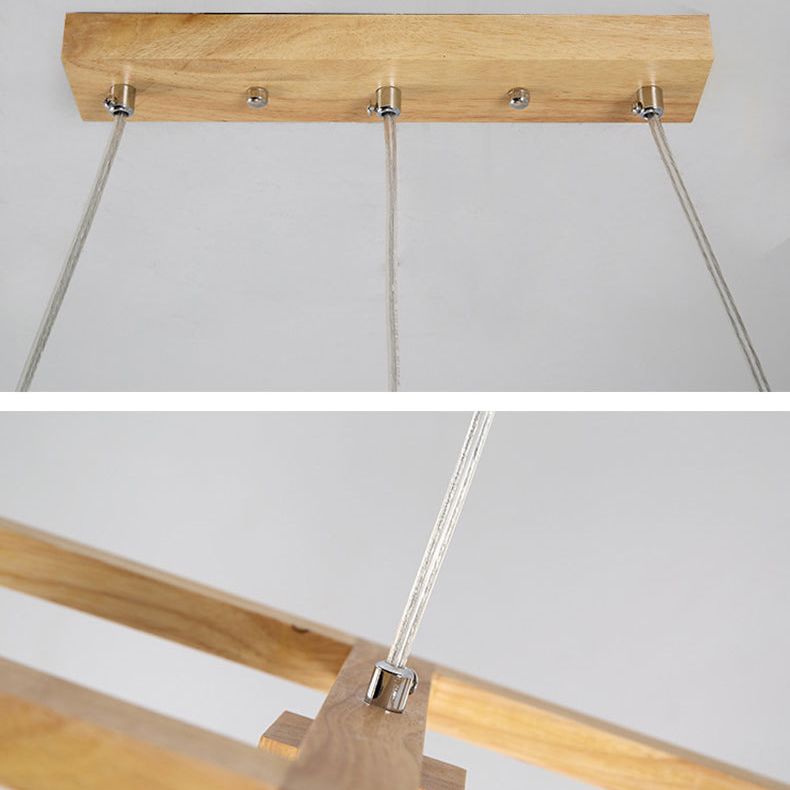 Drei Kopfdecke Kronleuchter nordisch modernes Glas Esszimmer Anhänger Licht