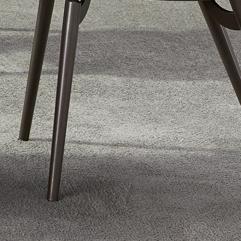 Metal Industrial Dining Chair Matte Finish Open Back Side Chair