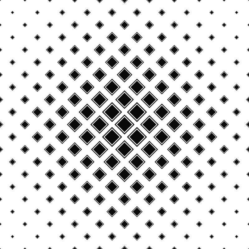 Contemporary Geometric Mural Wallpaper Square Illustration Multiple Sizes Available