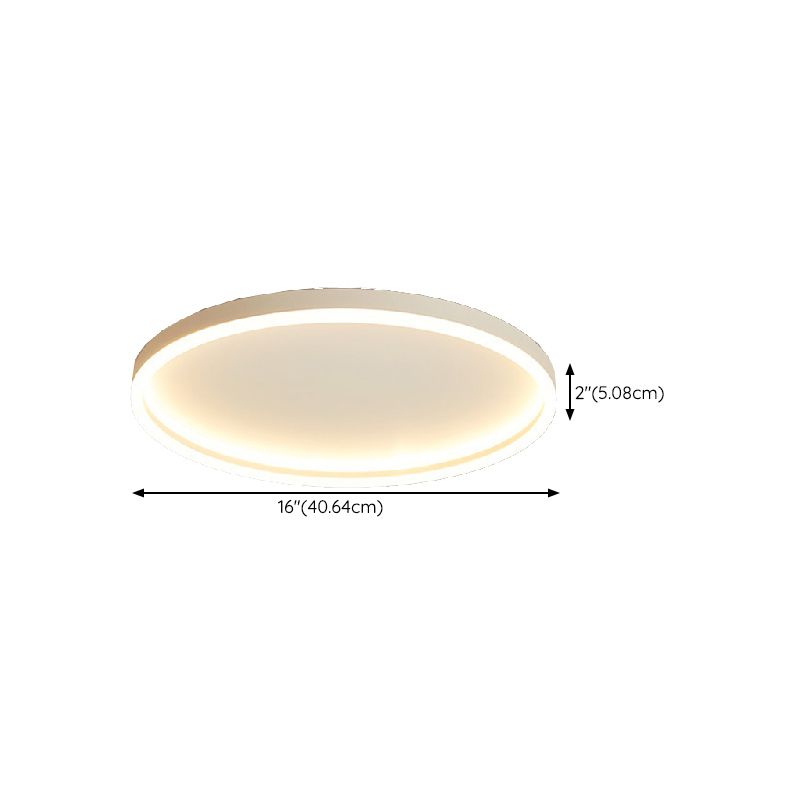 Flush Lighting Modern Metal 1 Light Flush Mount Lighting for Dining Room