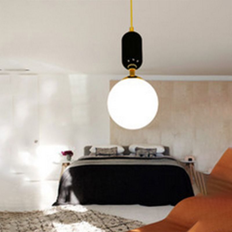 1-Licht-Milchglas Hängsbeleuchtung MINIMALISMUSPENDEL LICHT SEIT für Esszimmer