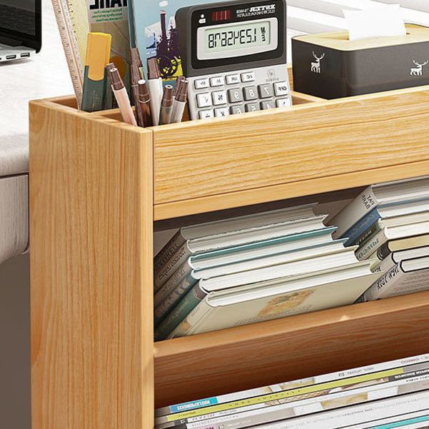 Contemporary Style Bookshelf Engineered Wood Bookcase for Office and Study Room