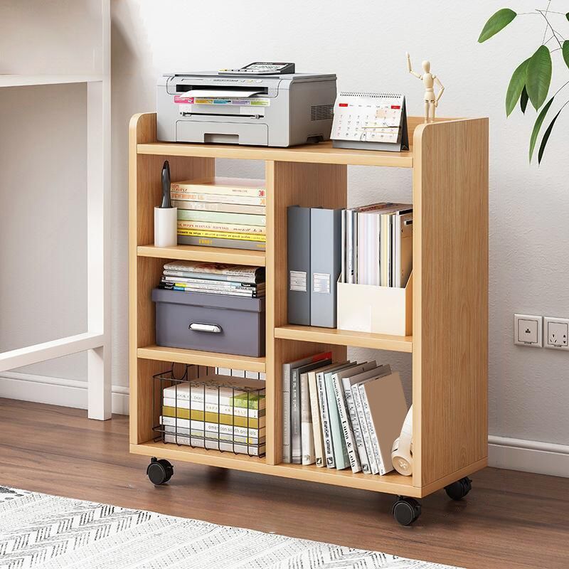 Contemporary Open Book Shelf Wooden Shelf Bookcase for Office