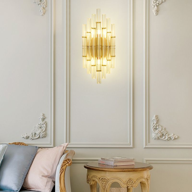 Post-Modern Wall Sconce Glass Sconce Lighting for Living Room