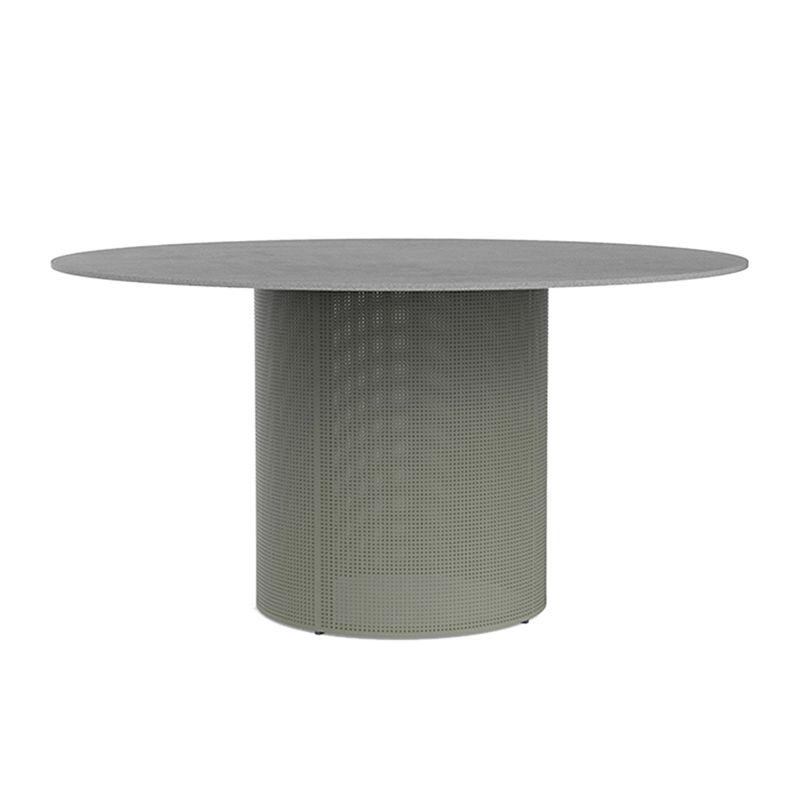 Modern Style 1/7/9 Pieces Metal Dining Set Stone Dining Table Set for Outdoor
