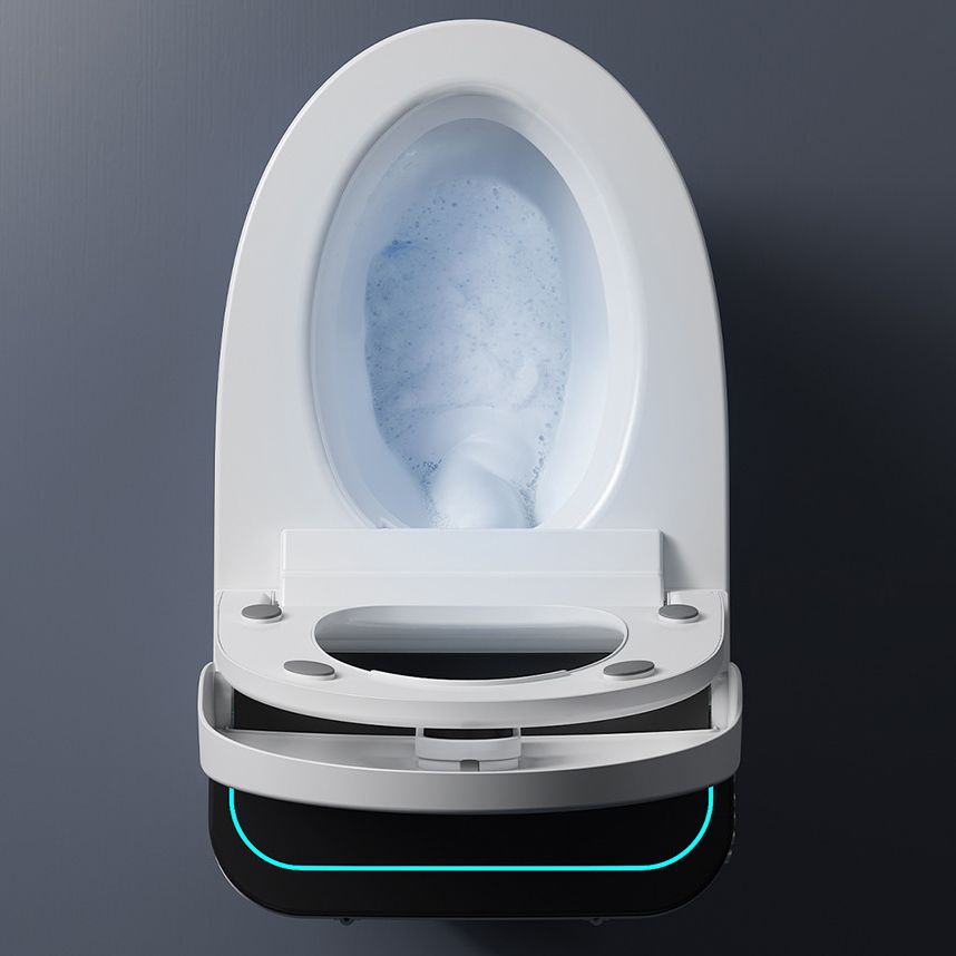 Modern Floor Mount Skirted Toilet Bowl Siphon Jet Toilet with Seat for Bathroom