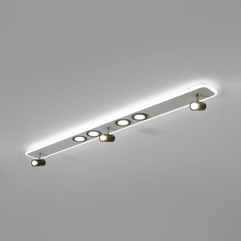 Forme cylindrique LED Rail Plafon