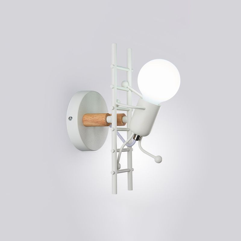 Light Aibture a monte della parete in metallo semplice stile moderno 1 luce da parete interno a parete