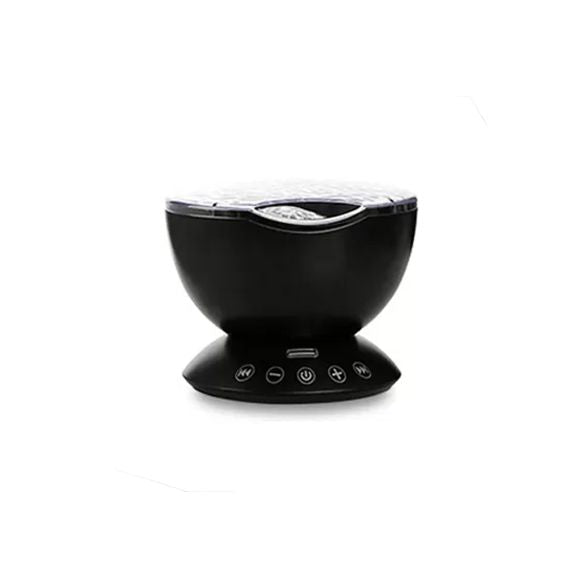 Proyector de forma de tazón Proyector de plástico ligero Luz de noche portátil Romántica