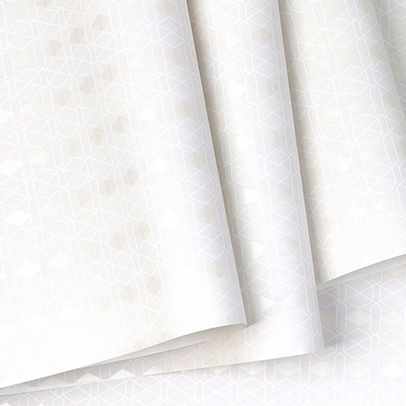 Harlequin Wallpaper Roll for Accent Wall in Pastel Grey, 33'L x 20.5"W, Non-Pasted