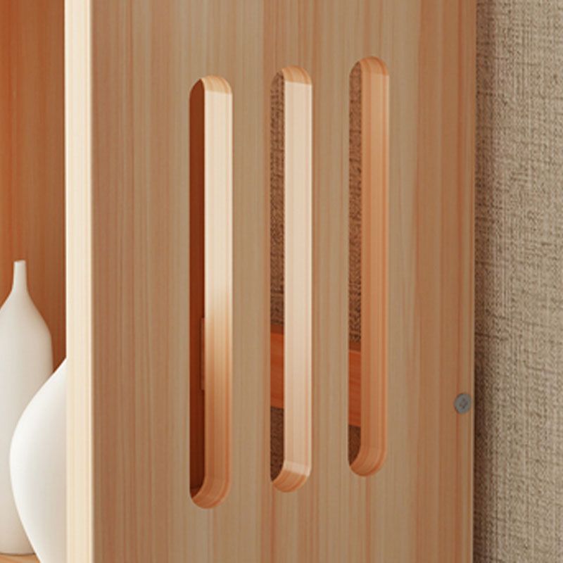 Modern Floor Brown Book Shelf Woodend Open Shelf Bookcase for Home