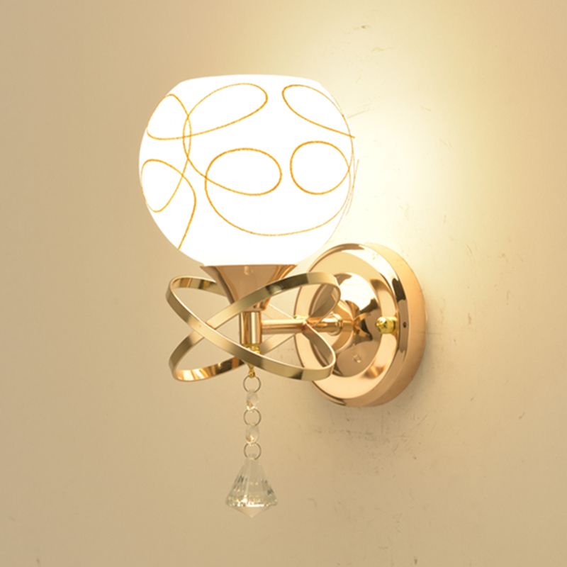 Modern Simple Iron Vanity Light Ball Shape Vanity Lamp for Living Room