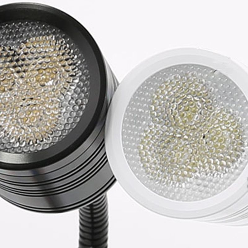 Éclairage mural de cylindre en métal style contemporain 1 éclairage de lecture murale lumineuse