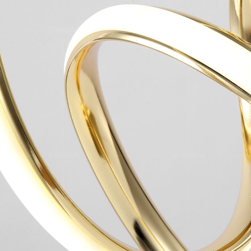 Linear 1 Light Table Lamp Contemporary Metal Night Table Lamps in Gold