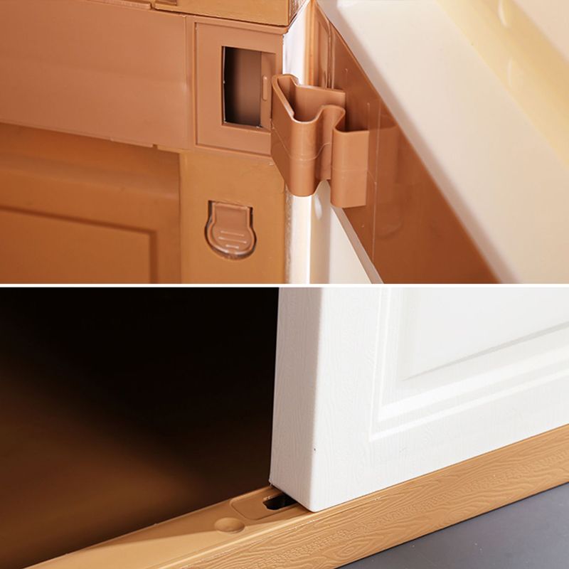 Modern Adjustable Shelves Wardrobe Armoire Freestanding Plastic Wardrobe