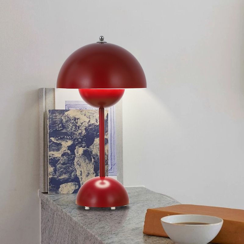 Lampe à LED nordique moderne lampe à macaron en fer forgé lumineuse avec une teinte acrylique