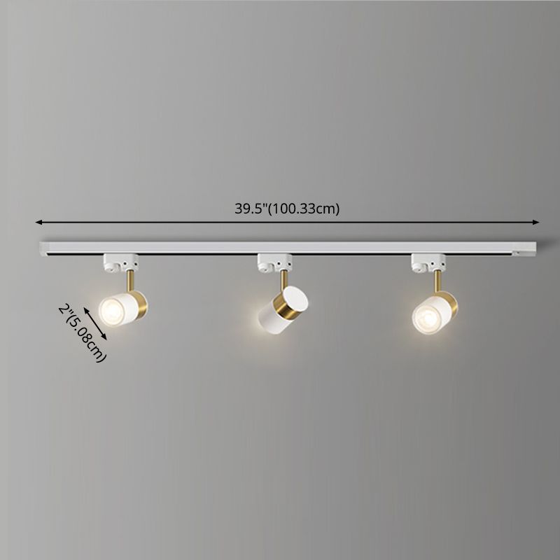 Nieuwe moderne lineaire track verlichting metalen plafond licht armatuur met 3 Spotlights