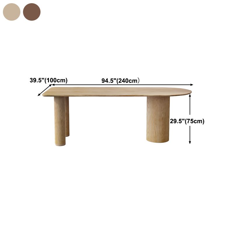 Solid Wood Dining Table Contemporary Style Dinette Table for Home Kitchen