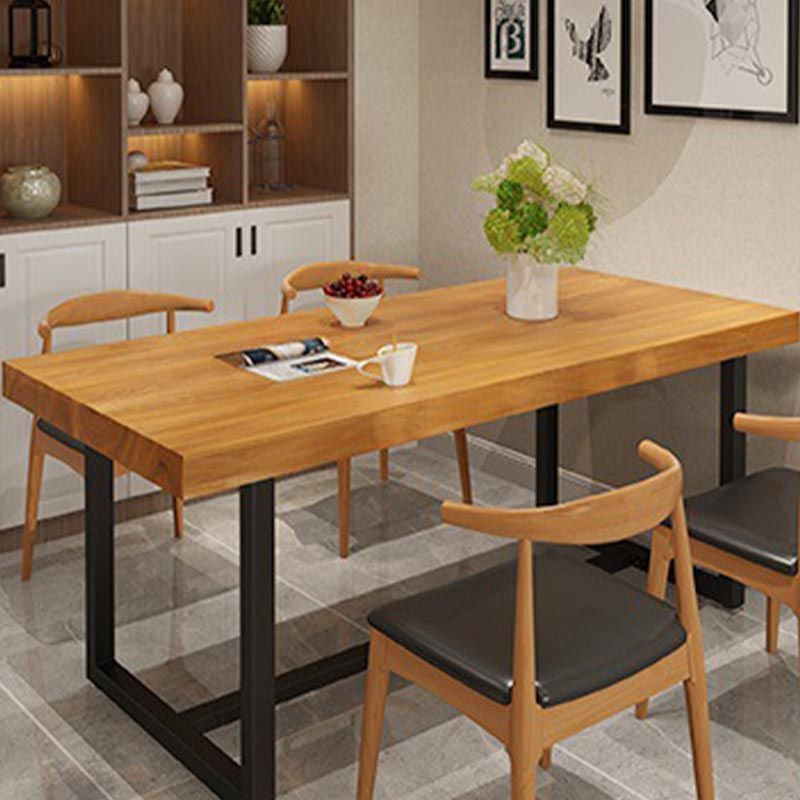 Modern 1/5 Pieces Dining Set Rectangle Wood Dining Table for Kitchen Dining Room