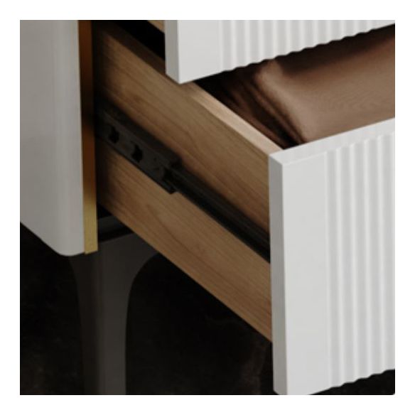 Classic Glam Storage Chest Manufactured Wood Dresser , 15.6 Inch Width