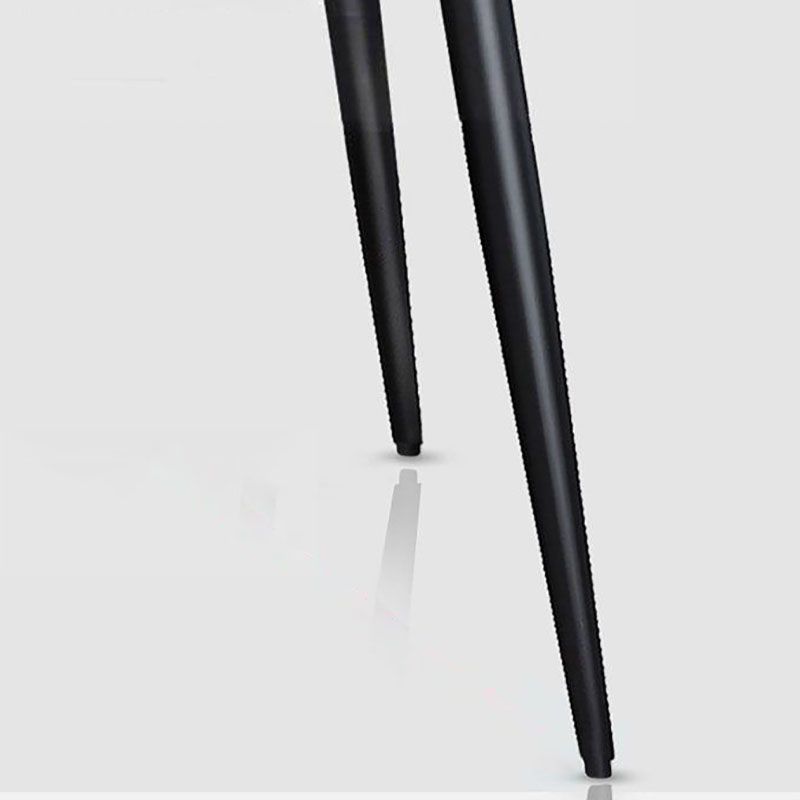 Stone Rectangle Industrial Table Standard Height Dining Room Table with 4 Legs