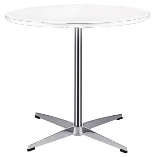 Mesa de comedor de madera sólida Mesa de comedor industrial para el hogar con base de acero inoxidable