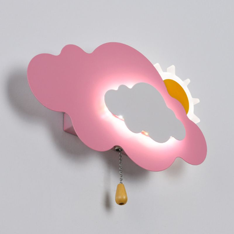 Metal Cloud Wall Lighting Modern Style 1 Light Wall Lighting Fixtures