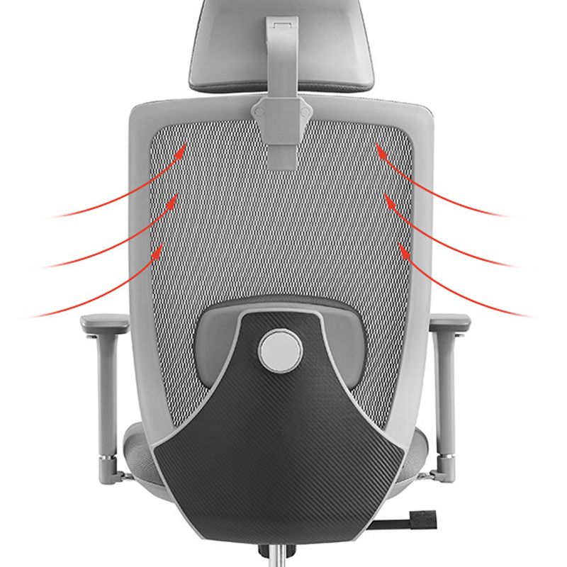 Ergonomic Adjustable Executive Office Chair Breathable AirGrid with Headrest Chair