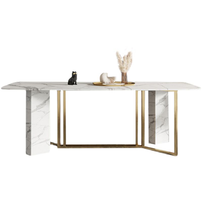 Nordic Glam Sintered Stone Table Set 1/4/5/7 Pieces Dining Set