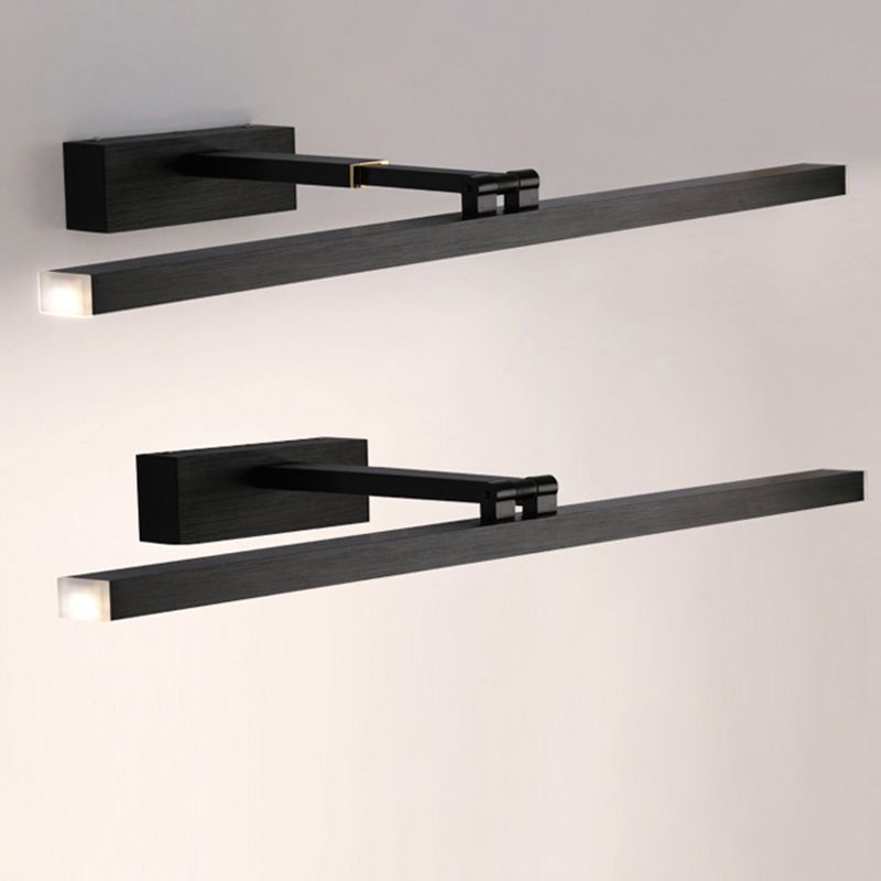 Modern Minimalist Style Linear Wall Mounted Vanity Lights Metal Vanity Lamp