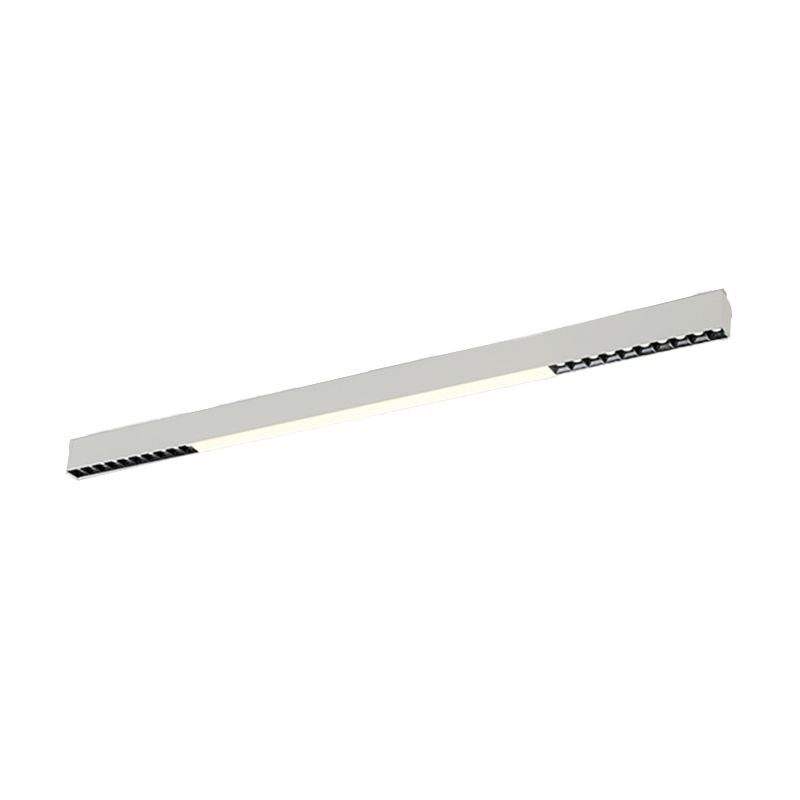 Modern Metal LED Flush Mount Linear Shape Ceiling Light with Acrylic Shade for Passage