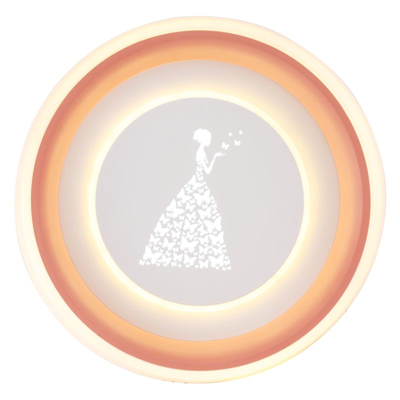 Plafonnier LED de Style moderne, jolie lampe encastrée de dessin animé pour chambre d'enfant