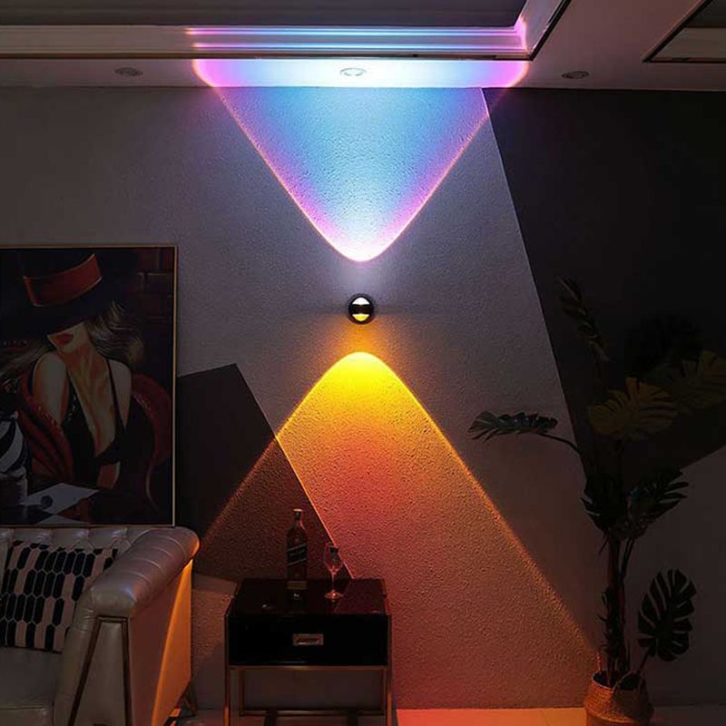 Moderne Stil runde Wandlampen Metall Multi -Leuchten Wandbeleuchtung Armaturen