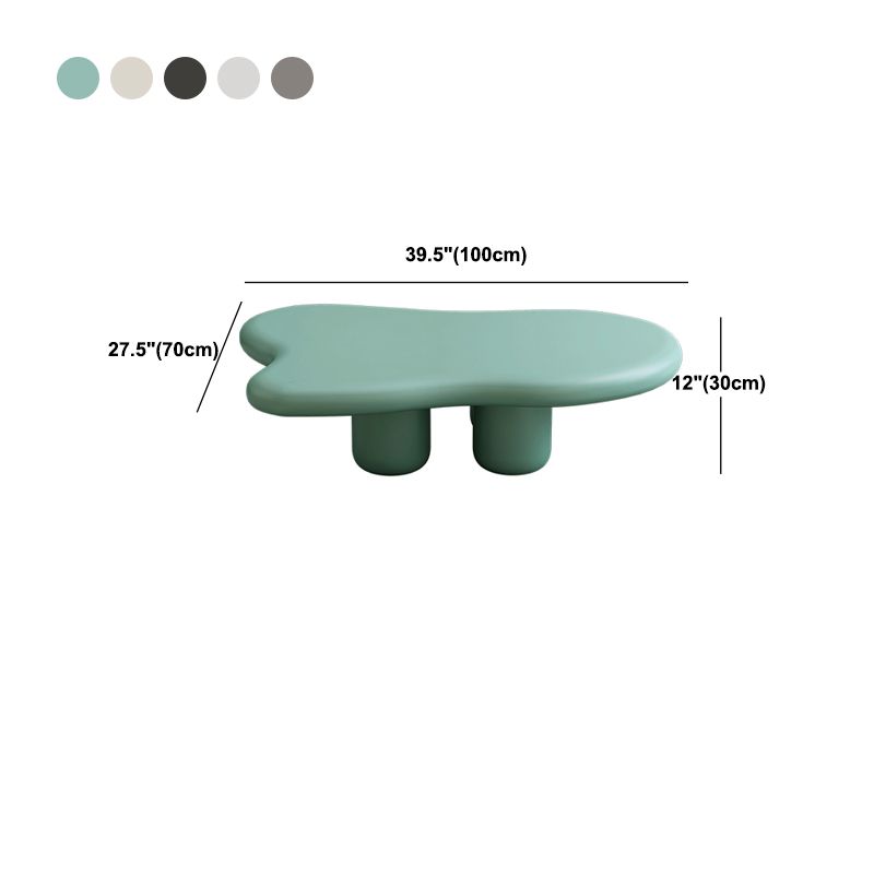 Solid Wood 4 Legs Cocktail Table Single Table Nordic Coffee Table