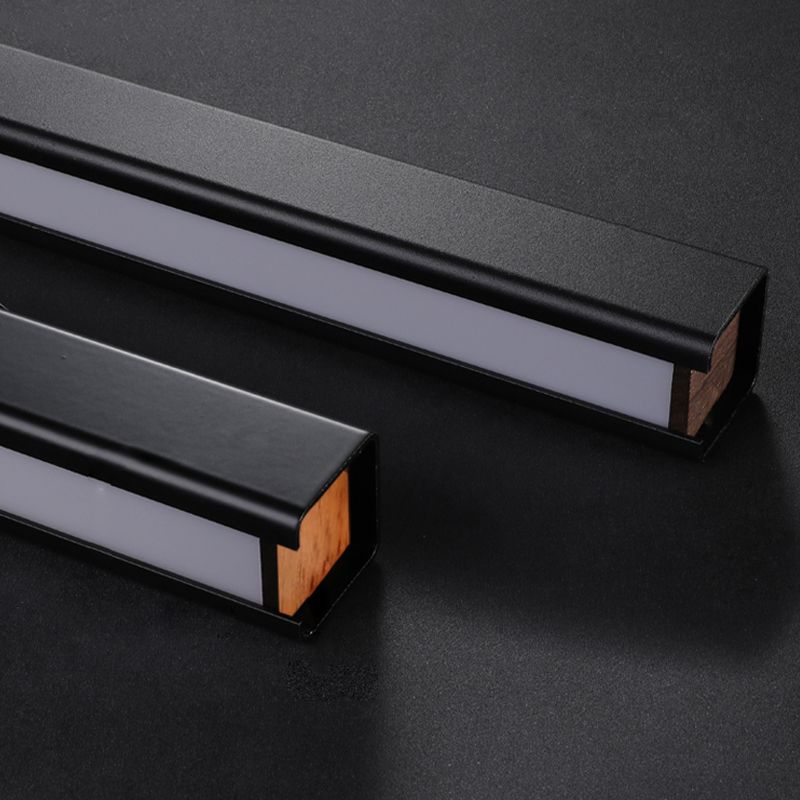 Nordic Modern Hanging Lightture Room Dining Room LED simple rectangle Pendant Lumière