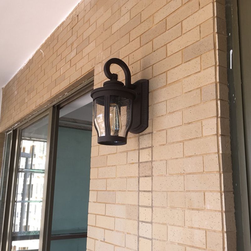 Wall Sconce Light Fixture Industrial Style Glass Shaded Wall Mounted Light Fixture