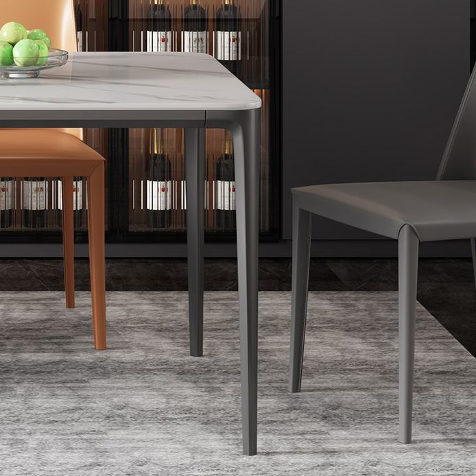 Modern Sintered Stone Rectangle Table Set 1/4/5 Pieces Dining Set