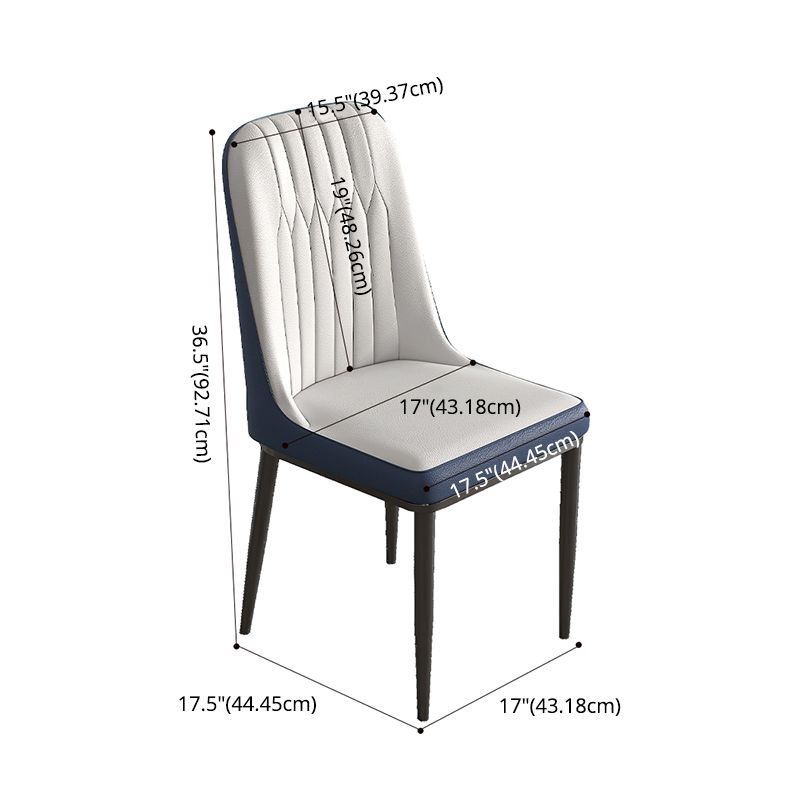 Minimalist White Standard Dining Set Sintered Stone Rectangle Dining Set with 4 Legs Base