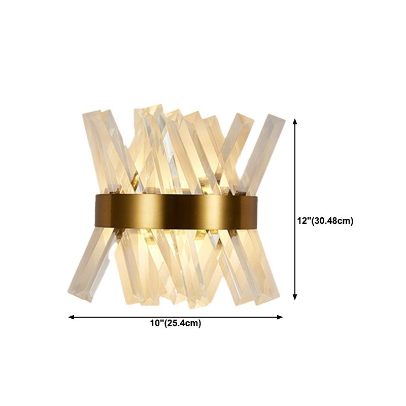 Modern Style Wall Mount Light Simple Wall Lamp with Glass Shade for Dining Room