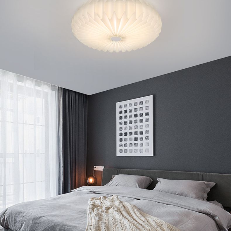 Flower Flush Mount Ceiling Light Contemporary Acrylic Ceiling Mount Light Fixture for Bedroom