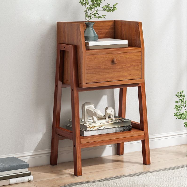 Vertical Bookcase Scandinavian Engineered Wood Shelf Bookcase