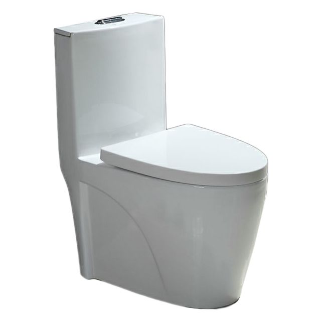 Contemporary One Piece Flush Toilet White Urine Toilet for Bathroom
