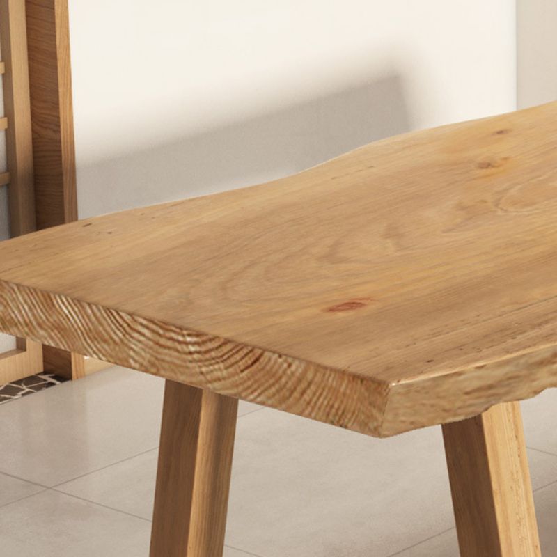 Industrial 1/4/5/6 Pieces Dining Set Rectangle Wood Dining Table for Dining Room