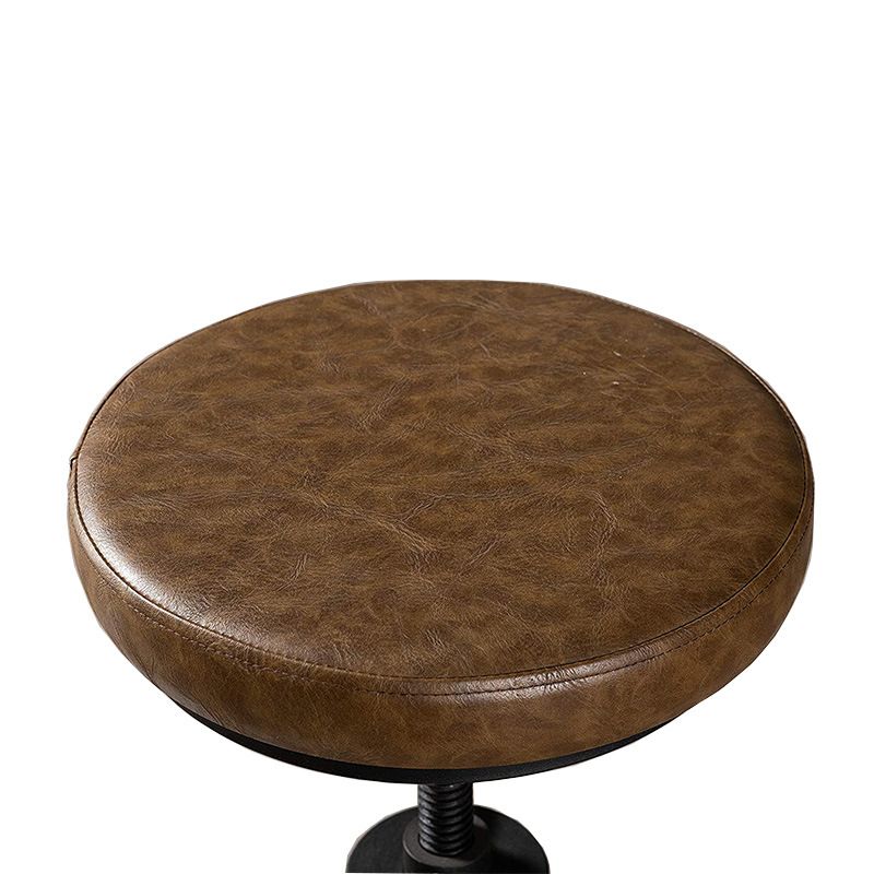 Industrial Metal Counter Height Stools Adjustable Bar Stool for Indoor