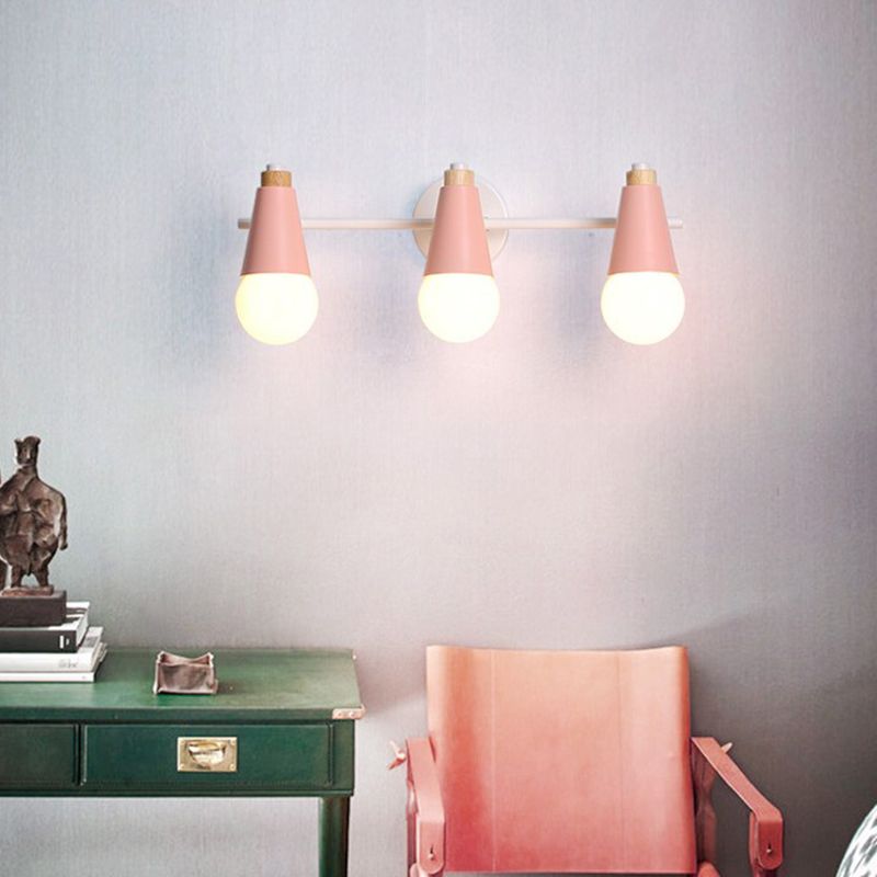 Conical Living Room Wall Sconce Lighting Contemporary Modern Style Wall Light Sconce