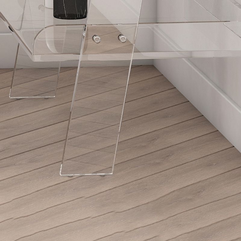 Contemporary Acrylic Bookcase Ladder Open Back Bookshelf with Shelves