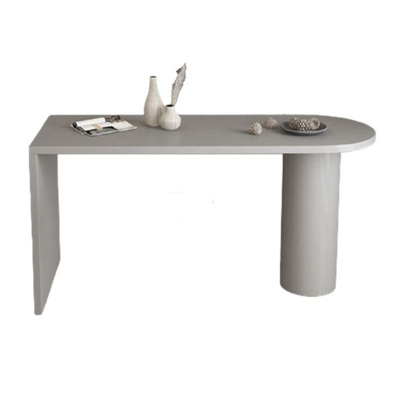 Indoor Wood Bar Table Industrial Double Pedestal Bar Height Table