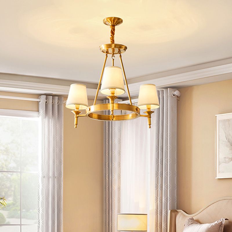 Starburst Chandelier Light Fixture Modern Simplicity Copper Pendant Lighting for Restaurant